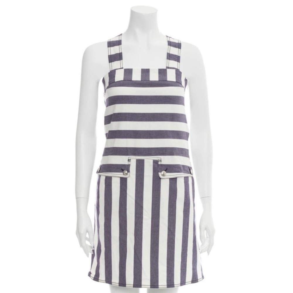 See By Chloe Blue and White Striped Dress